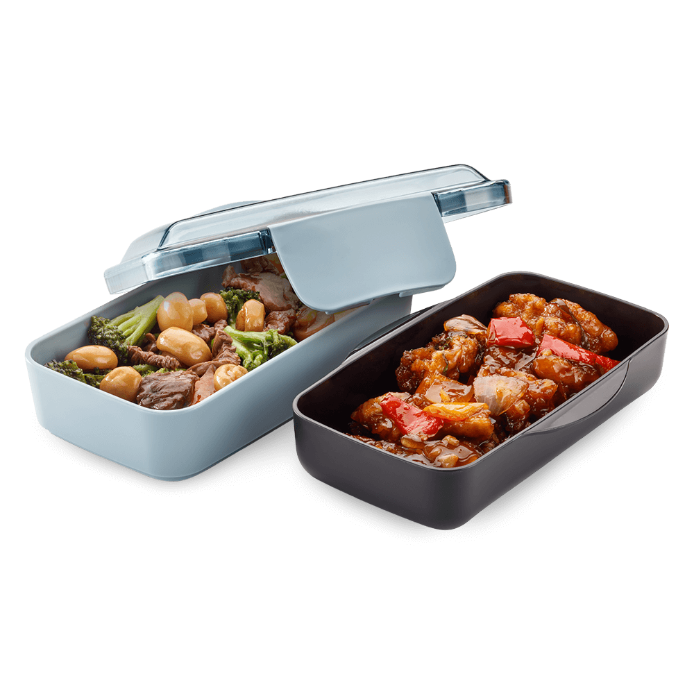 Kit de Marmiteiras Lunch Box Electrolux Preta 03 unidades