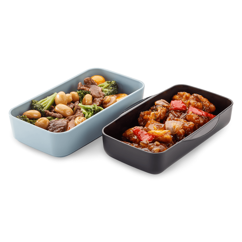 Kit de Marmiteiras Lunch Box Electrolux Preta 03 unidades