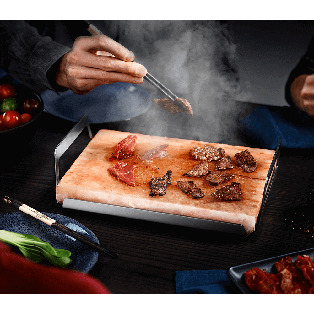 Pedra de Sal do Himalaia Electrolux com Base de Aço Inoxidável para Cooktop de Indução