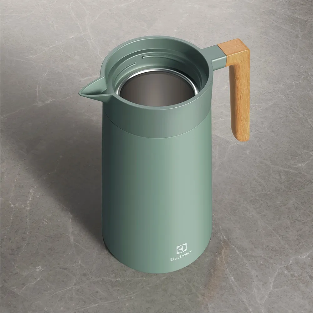 Garrafa Térmica Electrolux 1,8L Verde Fosca Sense Com Bico Corta Pingos