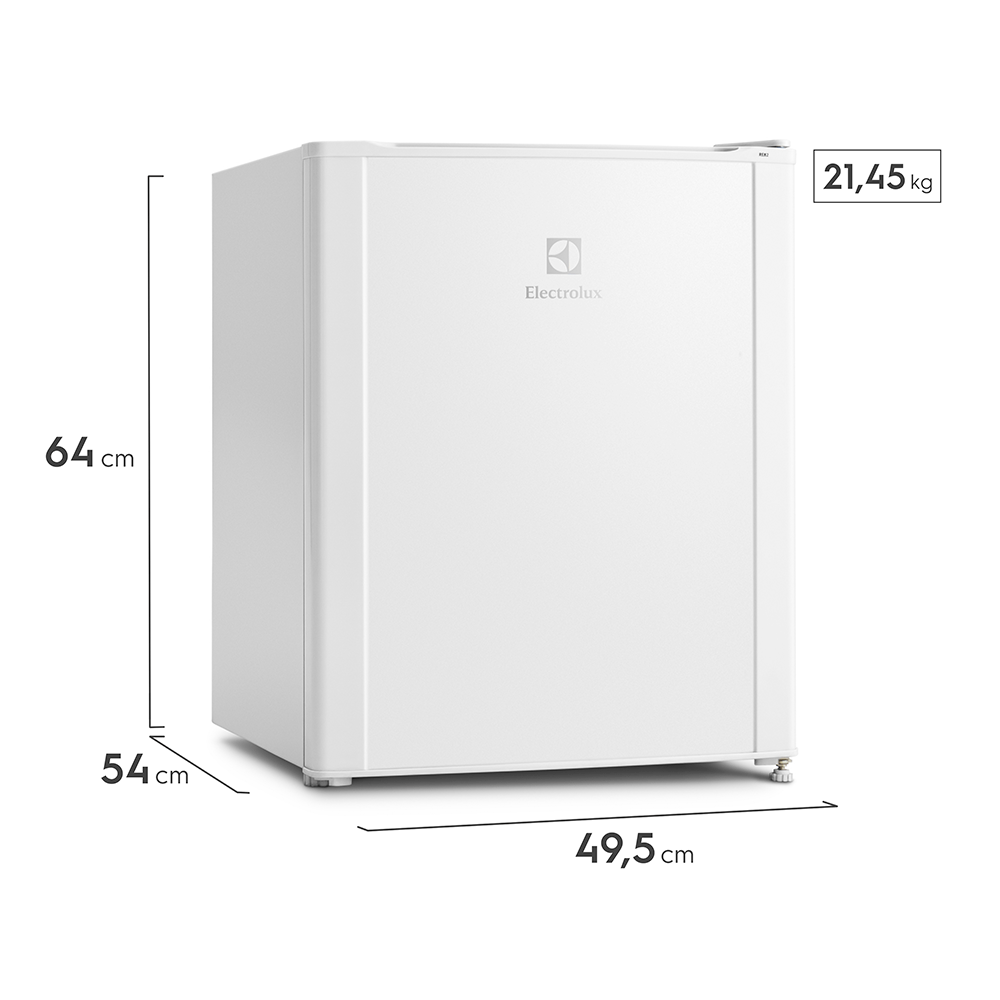 Frigobar Electrolux 80L com Porta Latas Uma Porta Branco (RE80)