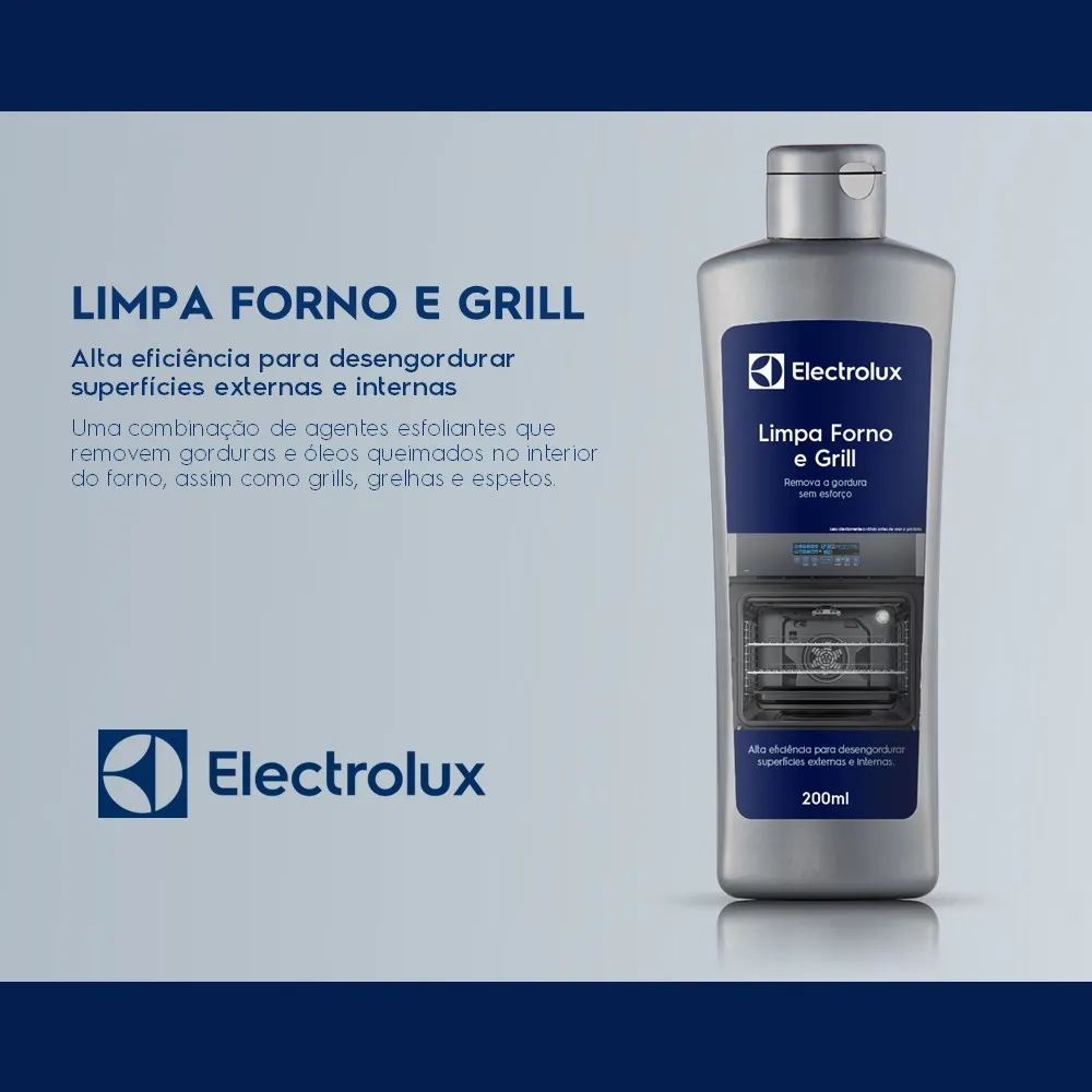 Limpa Forno e Grill Electrolux com 200ml Ação Desengordurante
