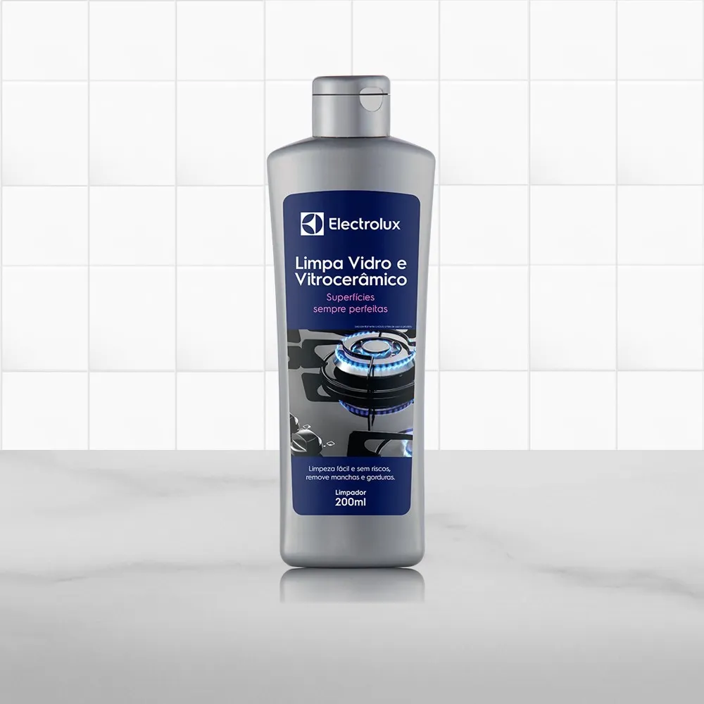 Limpa Vidro e Vitrocerâmico de Indução Electrolux Remove Manchas e Gorduras