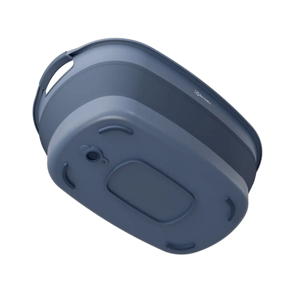 Cesto de Roupa Dobrável Electrolux 30L com Válvula de Água Azul