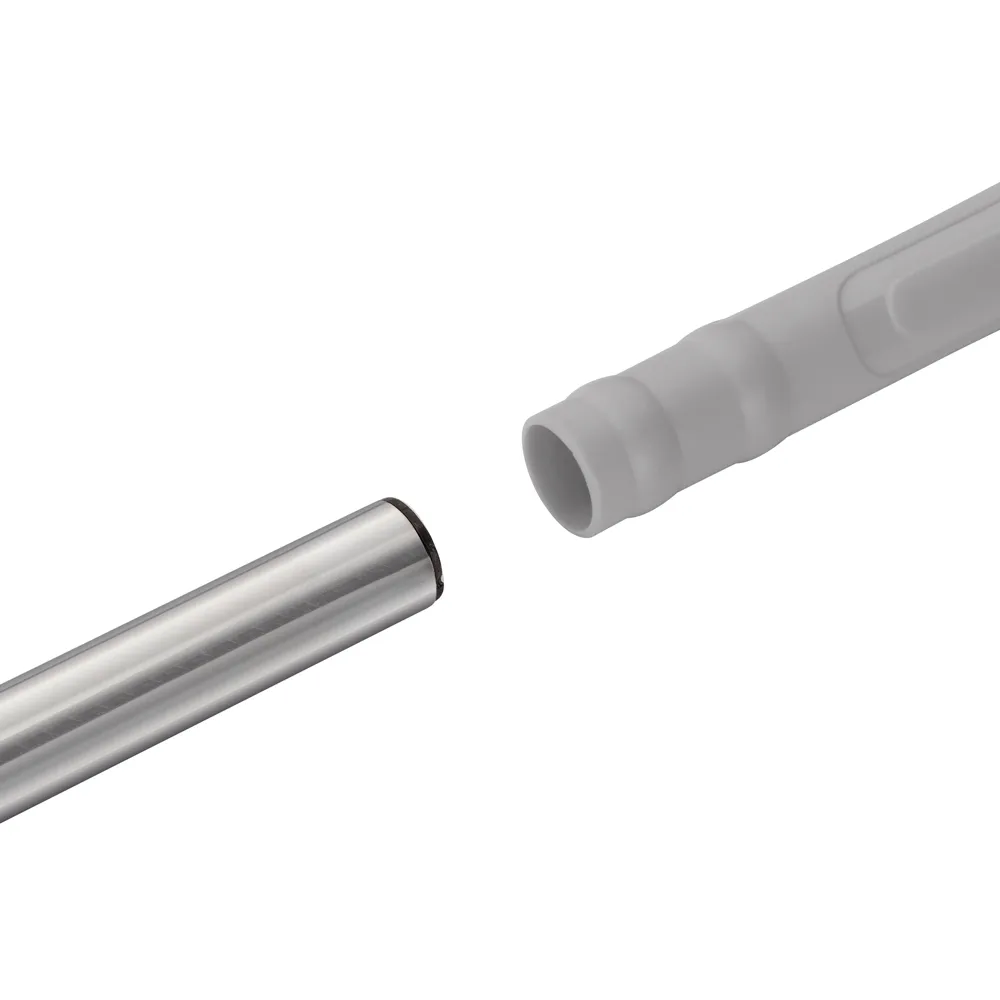 Mop Giratório Menalux com Cesto Inox e Refil Extra de Microfibra