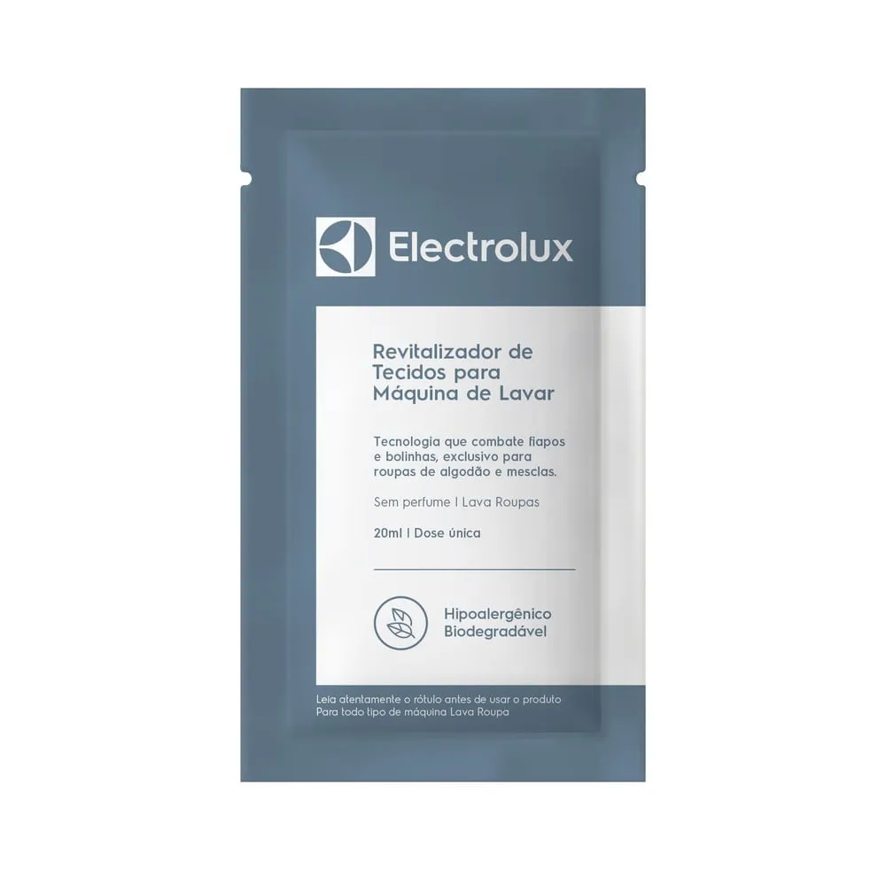 Kit de 3 Revitalizadores de Tecidos Electrolux 20ml para Máquina de Lavar
