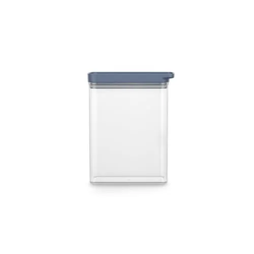 Kit Cesto para Roupas Dobrável Electrolux 40 Litros Branco e Azul + 2 Potes Herméticos Organizadores Electrolux Experience Empilhável Modular 1,75L
