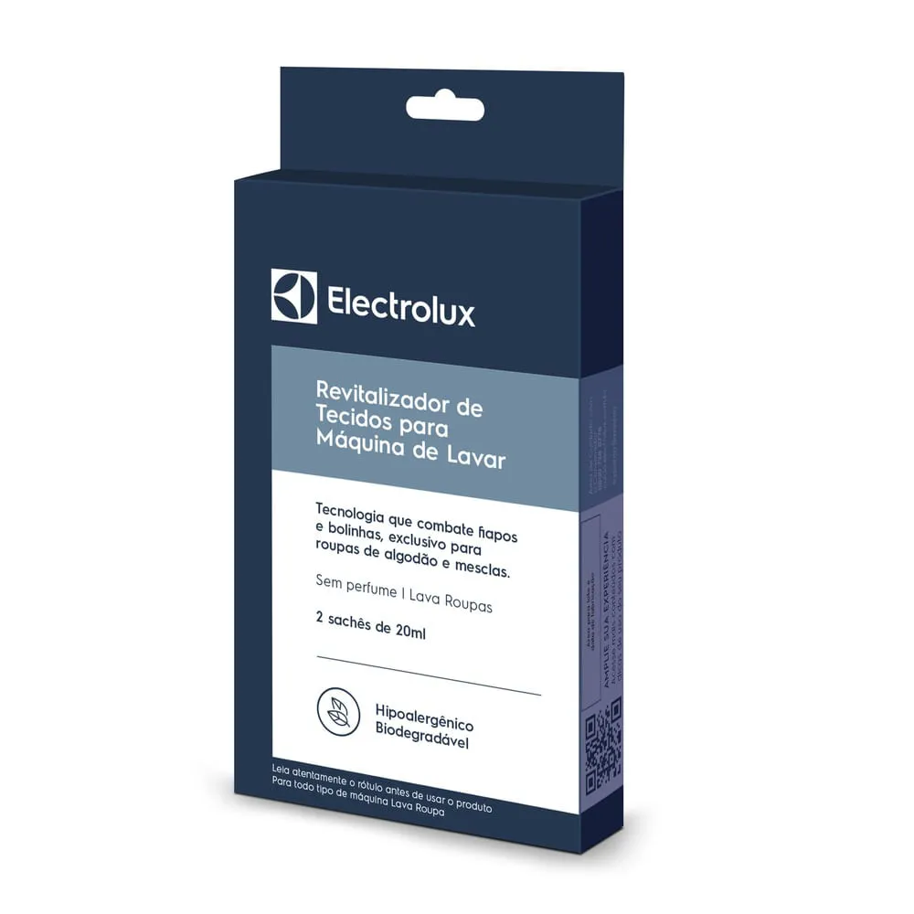 Revitalizador de Tecidos Electrolux 20ml para Máquina de Lavar