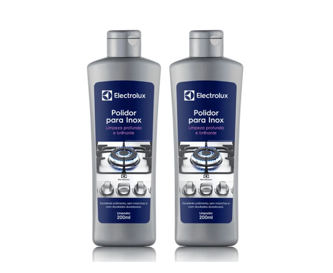Kit Polidor para Inox Electrolux 200ml 2 unidades
