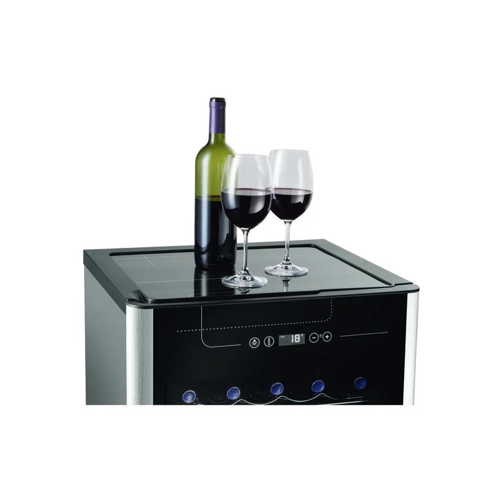 Adega de Vinho Climatizada Electrolux 34 Garrafas Uma Porta Com Acabamento Em Inox (ACS34)