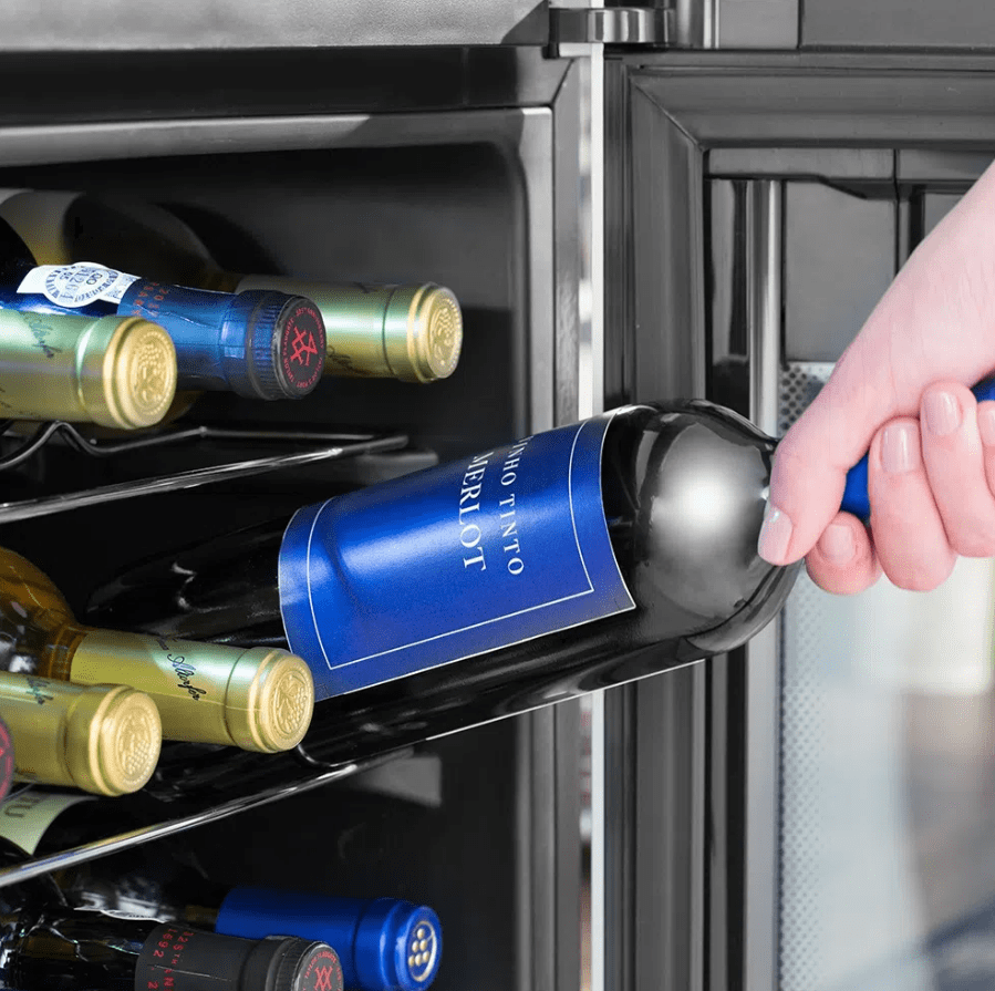 Adega de Vinho Climatizada Electrolux 24 Garrafas Uma Porta Com Acabamento Em Inox (ACS24)